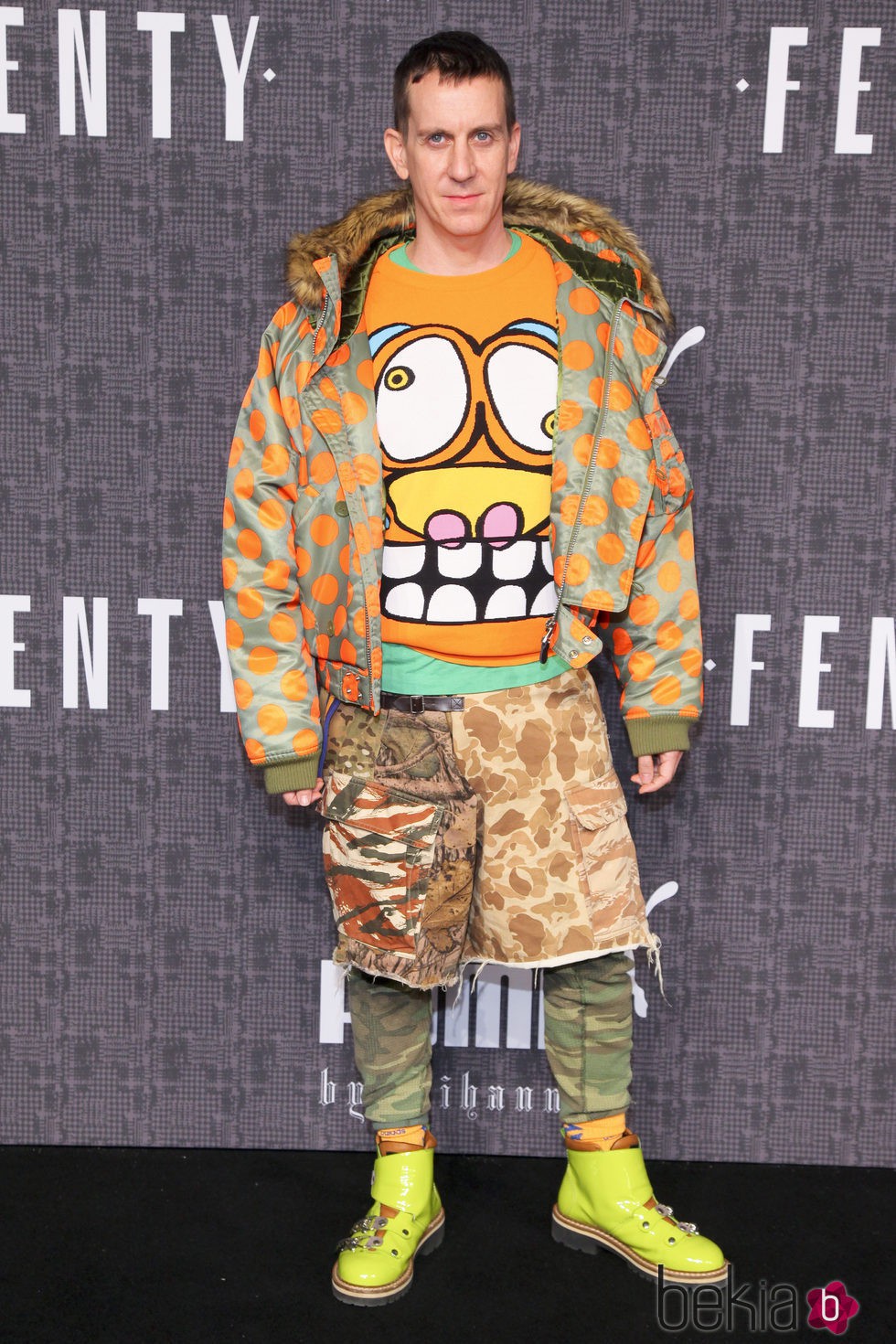 Jeremy Scott en la presentación de 'Fenty Puma' de Rihanna 