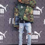 Travis Scott en la presentación de 'Fenty Puma' de Rihanna