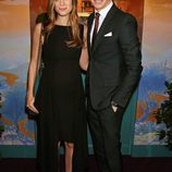 Eddie Redmayne y Hanna Bagshawe en la fiesta pre-Bafta 2016 de Charles Finch y Chanel