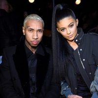 Tyga y Kylie Jenner en el desfile de Alexander Wang en la FW de Nueva York