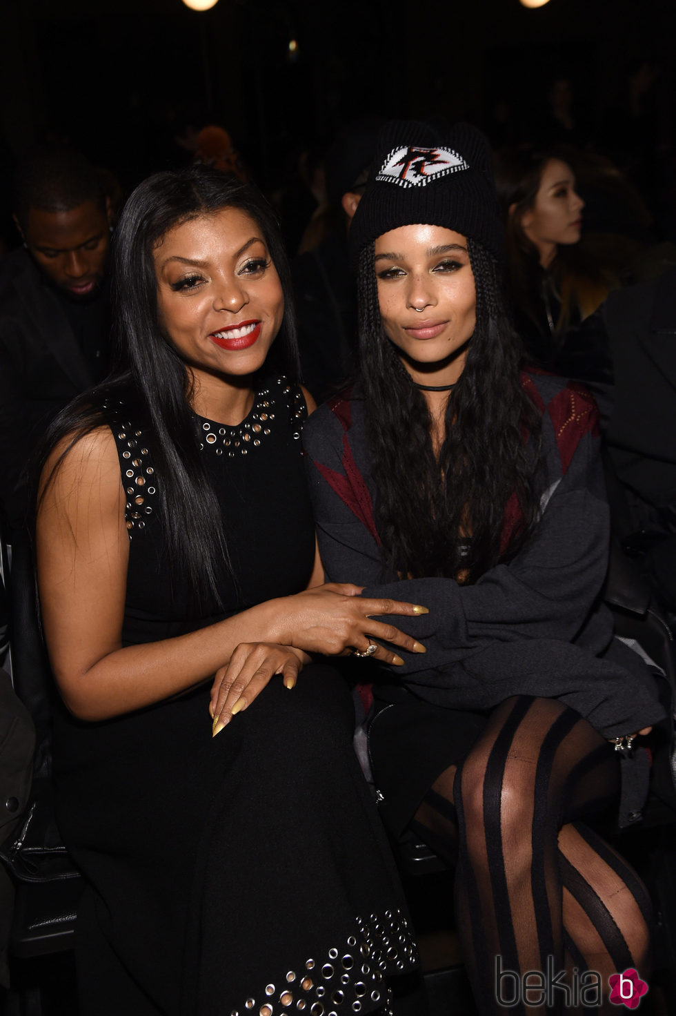 Taraji P. Henson y Zoë Kravitz en el desfile de Alexander Wang 