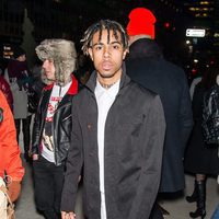 Vic Mensa en el desfile de Alexander Wang en la FW de Nueva York