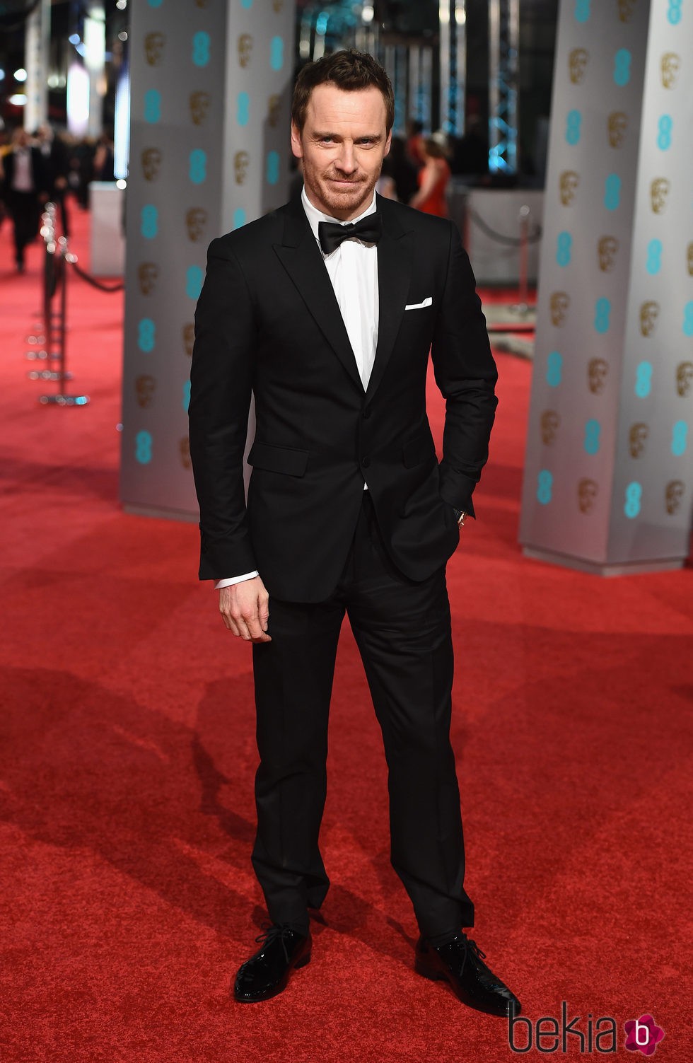 Michael Fassbender en la alfombra roja de los BAFTA 2016