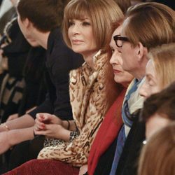 Anna Wintour en el desfile de Victoria Beckham en la FW de Nueva York