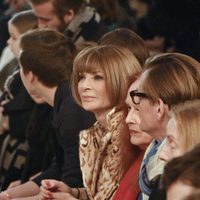 Anna Wintour en el desfile de Victoria Beckham en la FW de Nueva York