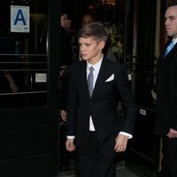 Romeo Beckham en el desfile de Victoria Beckham en la FW de Nueva York