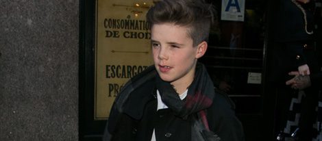 Cruz Beckham en el desfile de Victoria Beckham en la FW de Nueva York