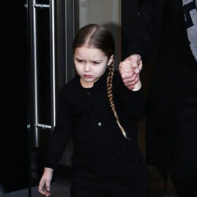 La familia Beckham en el desfile de Victoria Beckham en la FW de Nueva York