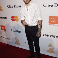 Zayn Malik en la fiesta Clive Davis previa a los Grammy 2016