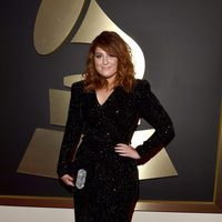 Meghan Trainor en la alfombra roja de los Premios Grammy 2016