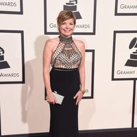 Karrin Allyson en la alfombra roja de los Premios Grammy 2016