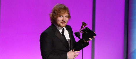 Ed Sheeran premiado en la gala de los Premios Grammy 2016