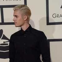 Justin Bieber a su llegada a los Grammy 2016