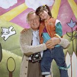 Soleil Moon Frye y George Gaynes en 'Punky Brewster'