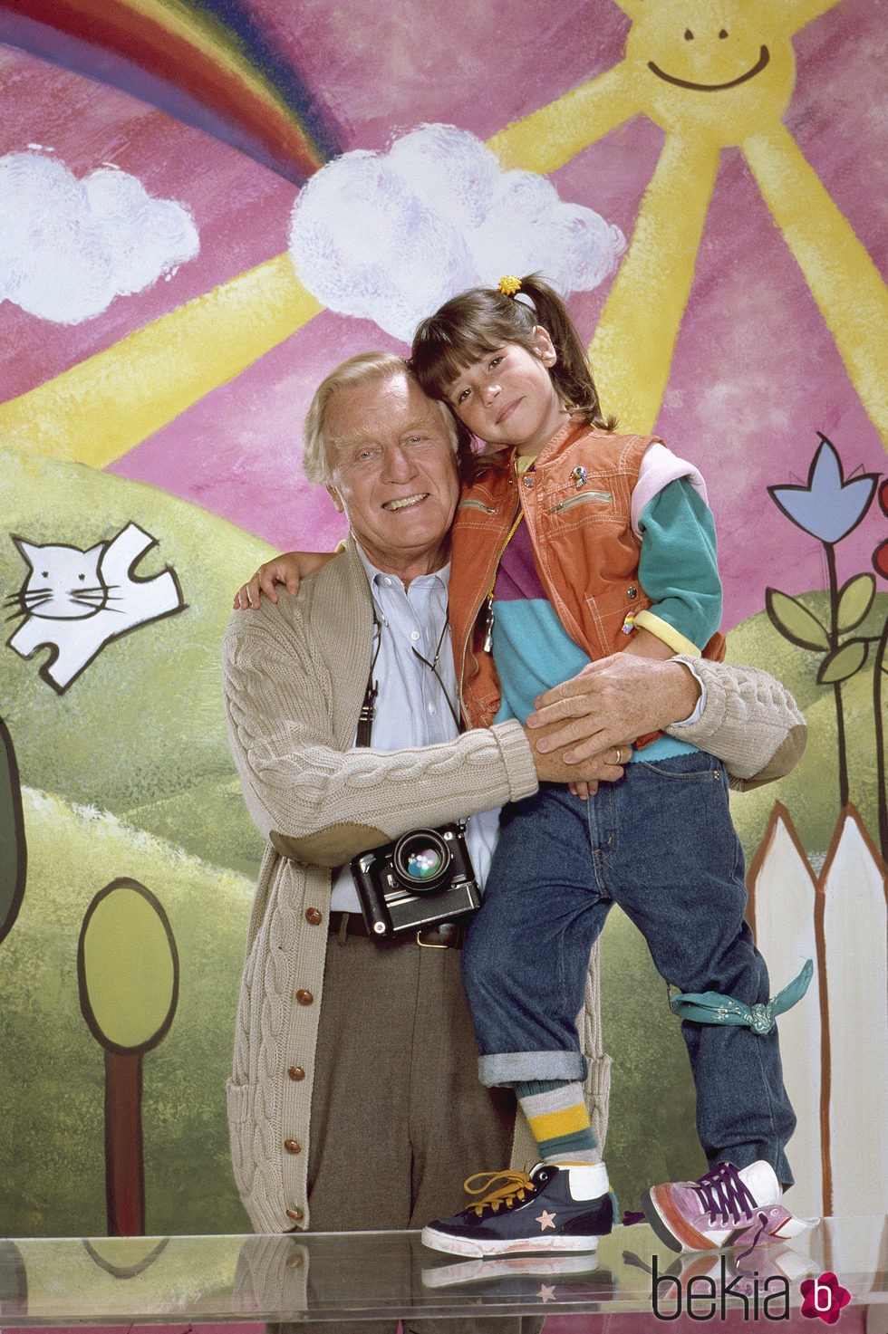 Soleil Moon Frye y George Gaynes en 'Punky Brewster'