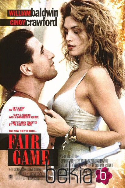 Cindy Crawford en el cartel de la película 'Fair Game'