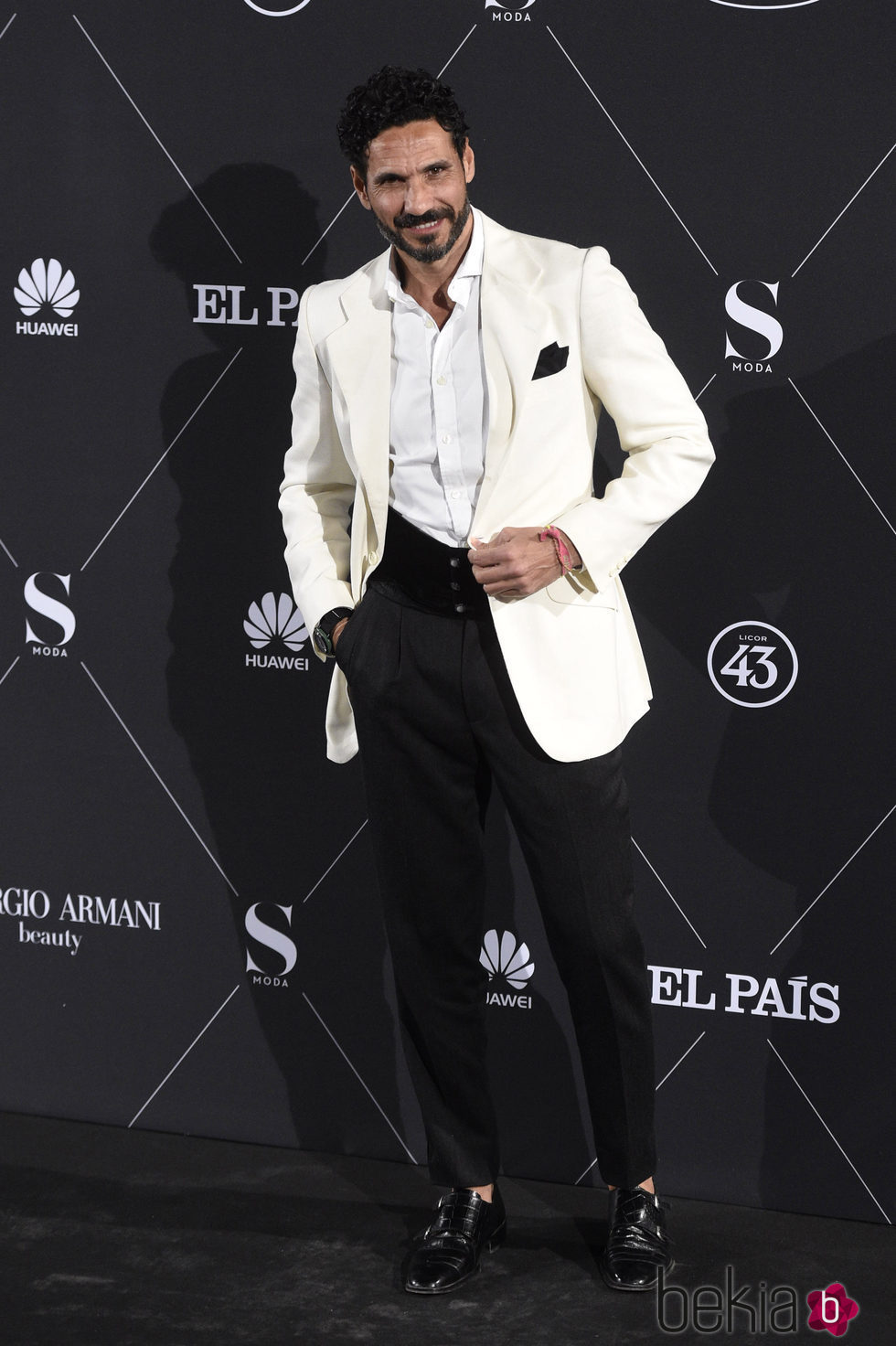 Óscar Higares en la fiesta de S Moda