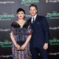 Ginnifer Goodwin y Josh Dallas en el estreno de 'Zootrópolis' en Los Angeles