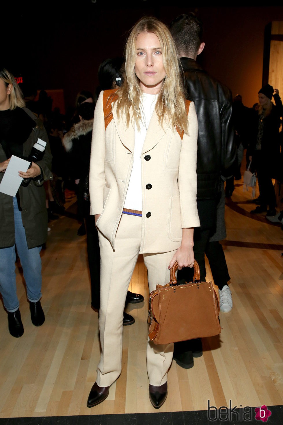 Dree Hemingway en el desfile de Coach en Nueva York Fashion Week otoño/invierno 2016/2017