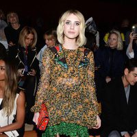 Emma Roberts en el desfile de Coach en Nueva York Fashion Week otoño/invierno 2016/2017