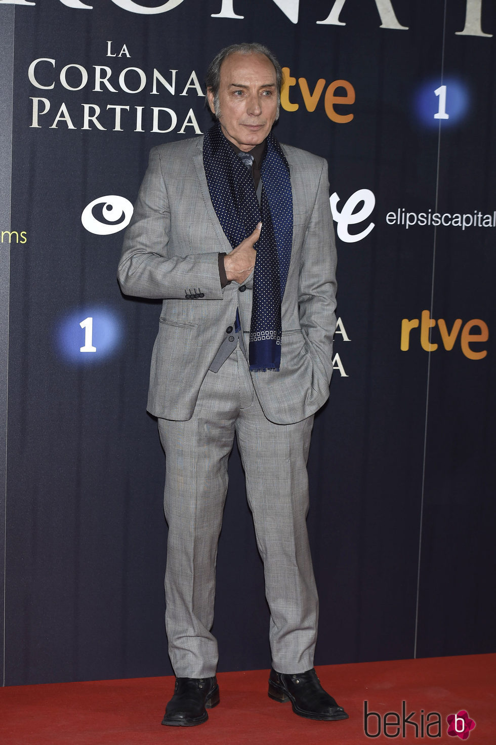 Eusebio Poncelo en el estreno de 'La Corona Partida'