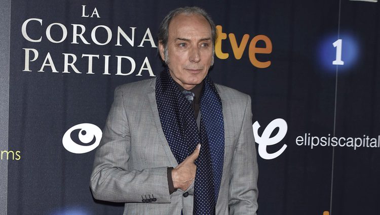 Eusebio Poncelo en el estreno de 'La Corona Partida'