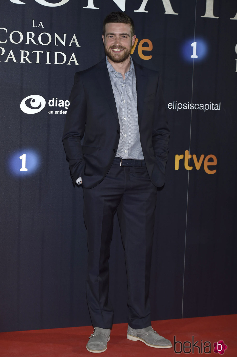 Raúl Mérida en el estreno de 'La Corona Partida'