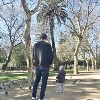 Iker Casillas de paseo con su hijo Martín Casillas 