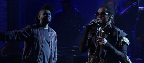 The Weeknd y Lauryn Hill en Tonight Show de NBC 