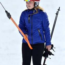 Amalia de Holanda esquiando en sus vacaciones de invierno en Austria