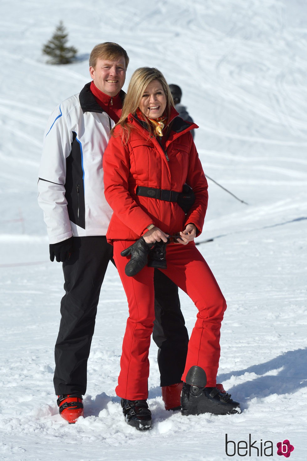 Guillermo Alejandro y Máxima de Holanda durante sus vacaciones de invierno en Austria