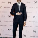 Javier Rey en la fiesta de las joyerías Aguayo y Roberto Coin en la Madrid Fashion Week