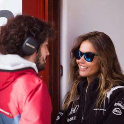 Lara Álvarez en Montmeló en los entrentamientos del Mundial de Fórmula Uno 2016