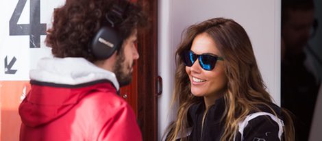 Lara Álvarez en Montmeló en los entrentamientos del Mundial de Fórmula Uno 2016