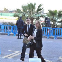 La Infanta Cristina e Iñaki Urdangarín en la undécima sesión del juicio por el Caso Nóos