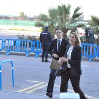 La Infanta Cristina e Iñaki Urdangarín en la undécima sesión del juicio por el Caso Nóos