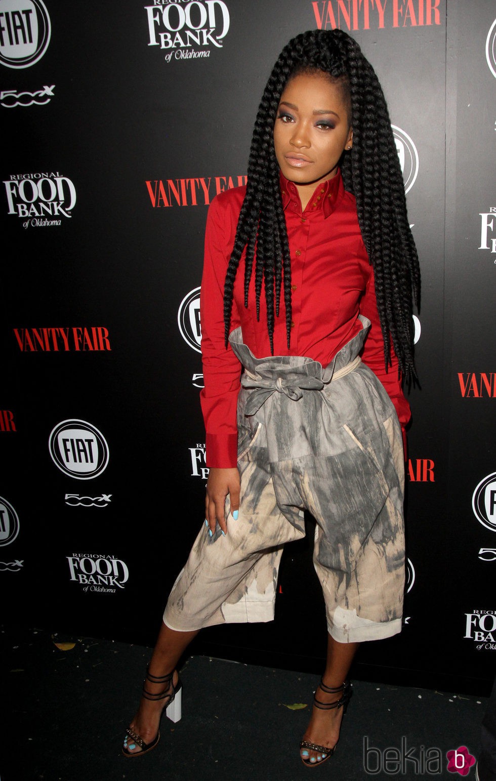 Keke Palmer en una fiesta organizada por Vanity Fair en Hollywood