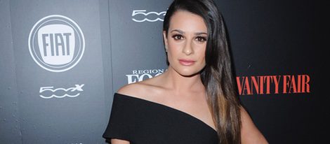 Lea Michele en una fiesta organizada por Vanity Fair en Hollywood