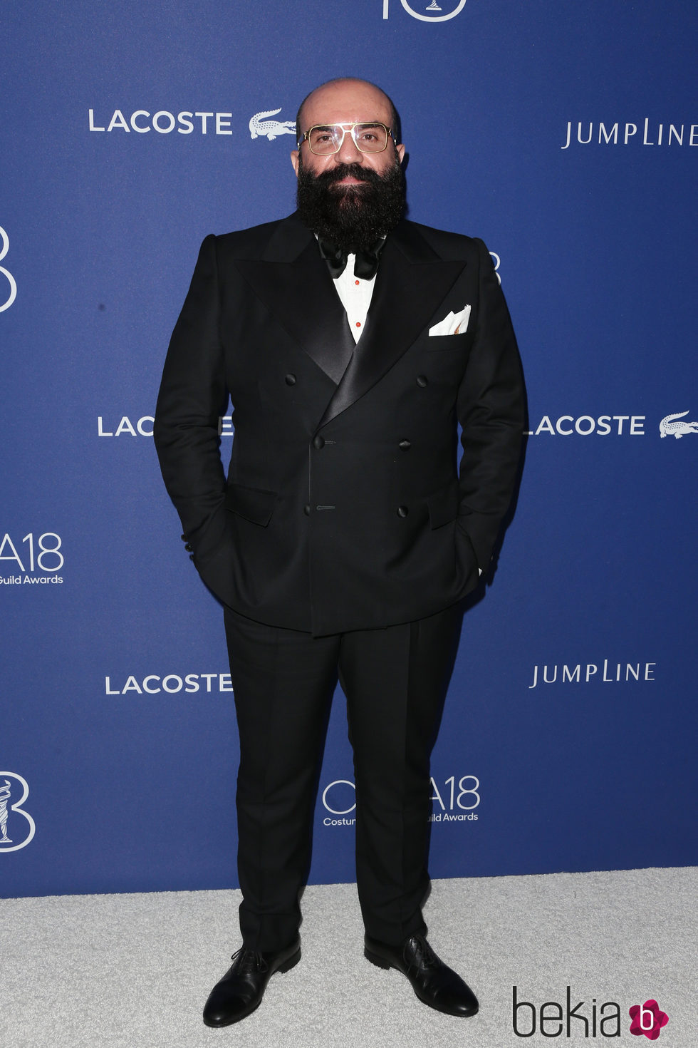 Paco Delgado en la entrega de los Costume Designers Guild Awards en Los Ángeles