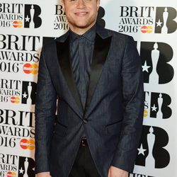 Olly Murs en la alfombra roja de los Premios Brit 2016