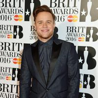 Olly Murs en la alfombra roja de los Premios Brit 2016