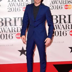 Nicky Byrne en la alfombra roja de los Premios Brit 2016