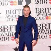 Nicky Byrne en la alfombra roja de los Premios Brit 2016