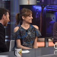 Michelle Jenner y Hugo Silva muy cómplices presentando 'Tenemos que hablar' en 'El hormiguero'