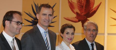 Los Reyes Felipe y Letizia en la inauguración de la Feria de ARCO 2016