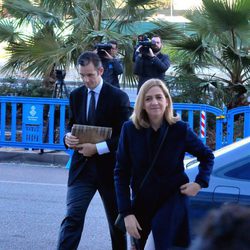 La Infanta Cristina e Iñaki Urdangarín en la decimosegunda sesión del juicio por el Caso Nóos