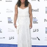 Mya Taylor en la alfombra roja de los Independent Spirit Awards 2016