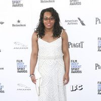 Mya Taylor en la alfombra roja de los Independent Spirit Awards 2016