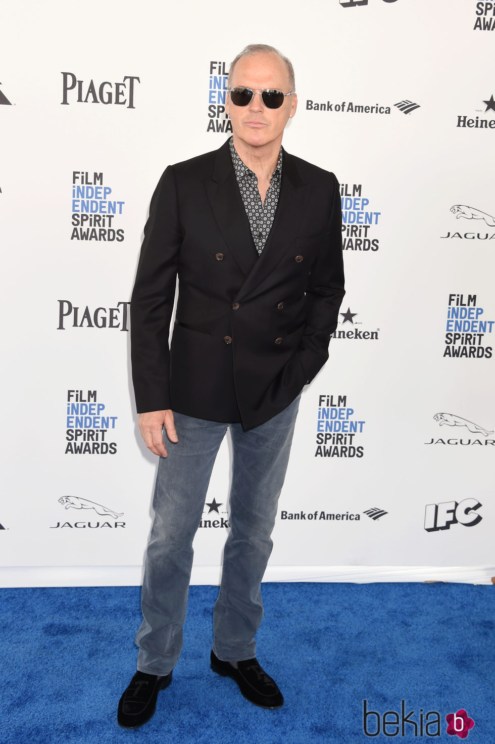 Michael Keaton en la alfombra roja de los Independent Spirit Awards 2016