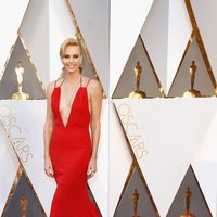 Charlize Theron en la alfombra roja de los Premios Oscar 2016